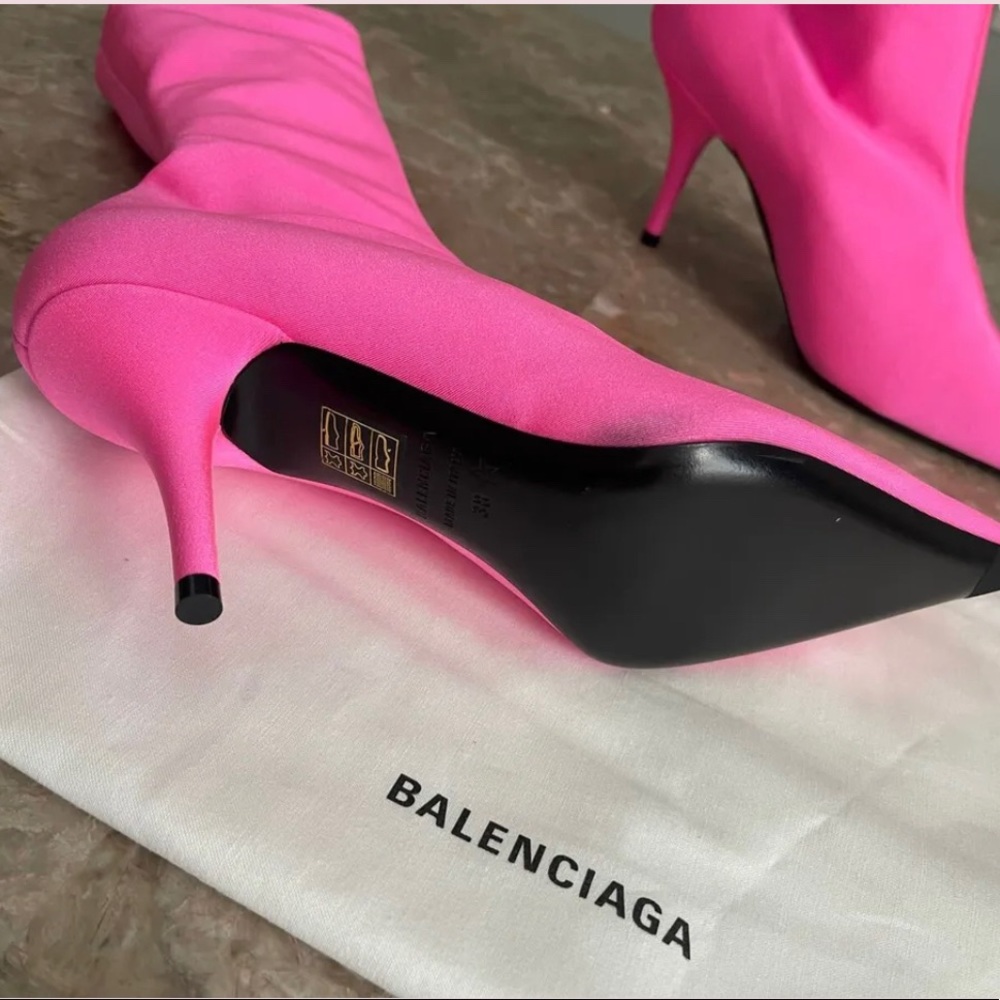 Balenciaga knife runaway boots. New with tags.